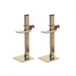 Juego 2 soportes regla Rubi - 15 cm.